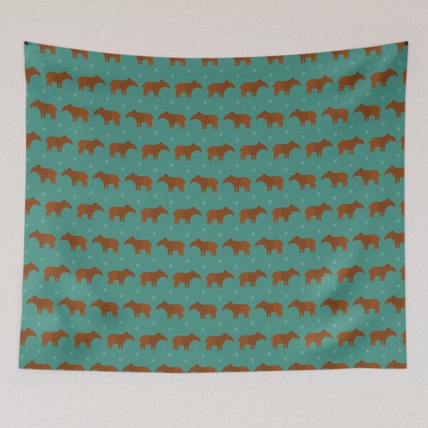 Item preview, Tapirs on blue designed and sold by reneesillus.