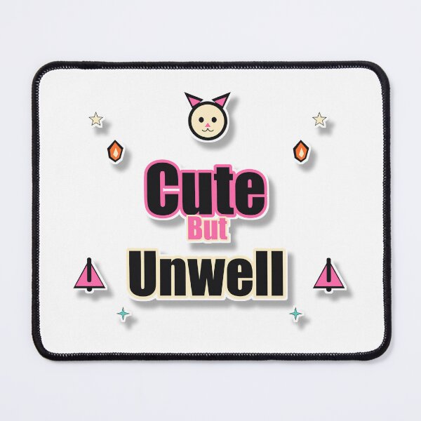 Item preview, Cute But Unwell Kawaii Animal Warning designed and sold by SorAriestar.