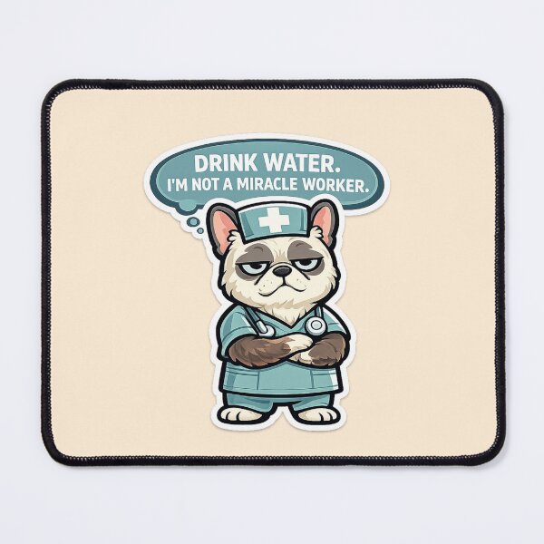 Item preview, Sarcastic Nurse Cat Medical Healthcare Worker Gift designed and sold by Gentlestate.