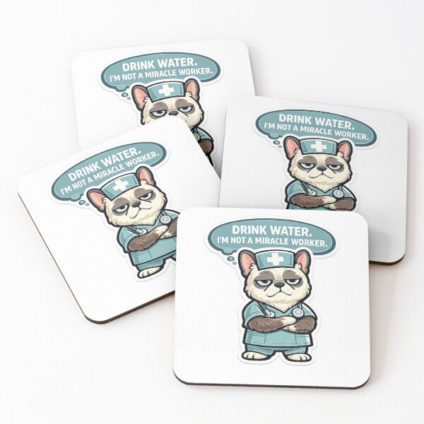 Item preview, Sarcastic Nurse Cat Medical Healthcare Worker Gift designed and sold by Gentlestate.
