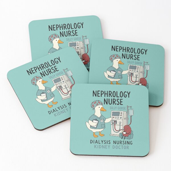 Item preview, Nephrology Nurse Silly Goose Dialysis Kidney Care Cartoon designed and sold by bosamji.
