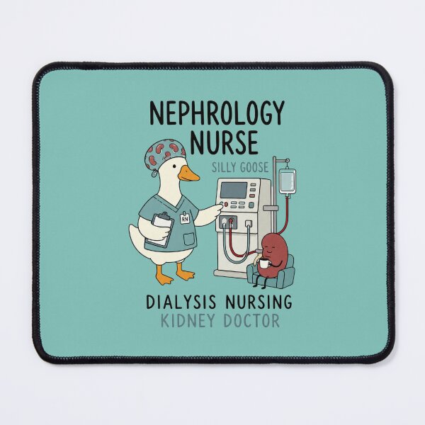 Item preview, Nephrology Nurse Silly Goose Dialysis Kidney Care Cartoon designed and sold by bosamji.