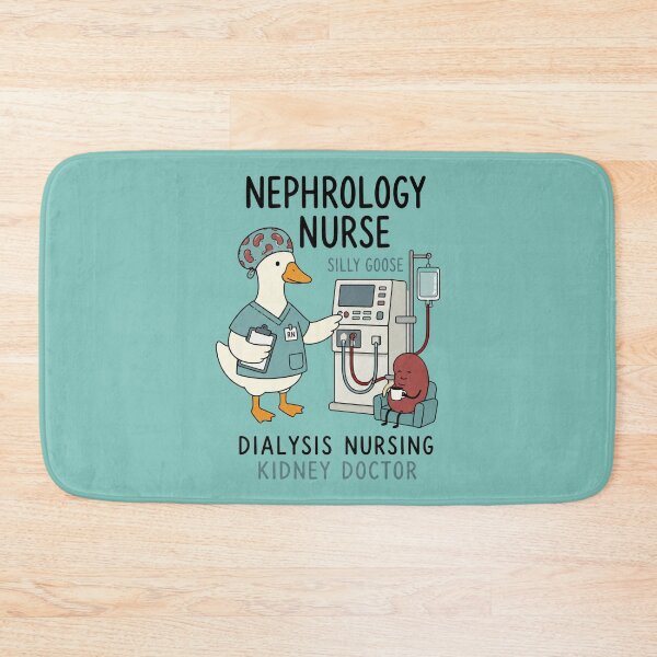 Item preview, Nephrology Nurse Silly Goose Dialysis Kidney Care Cartoon designed and sold by bosamji.