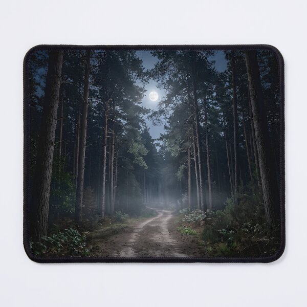Item preview, Mystical Moonlit Pine Forest Path Aesthetic designed and sold by novadawy.