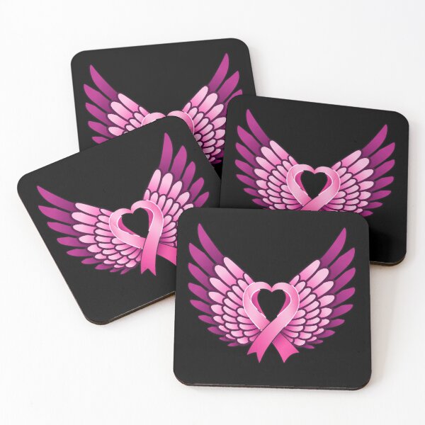 Item preview, Pink Ribbon Wings Breast Cancer Awareness Design designed and sold by TreeDoPrints.