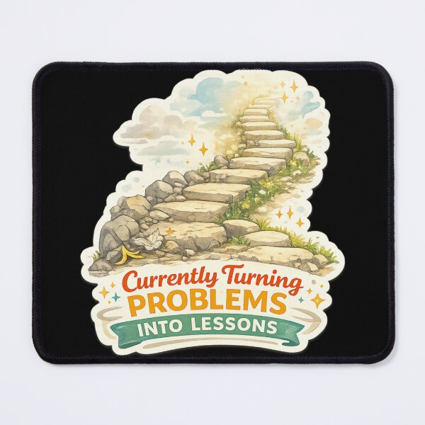 Item preview, Currently Turning Problems Into Lessons designed and sold by XYZ Studio.