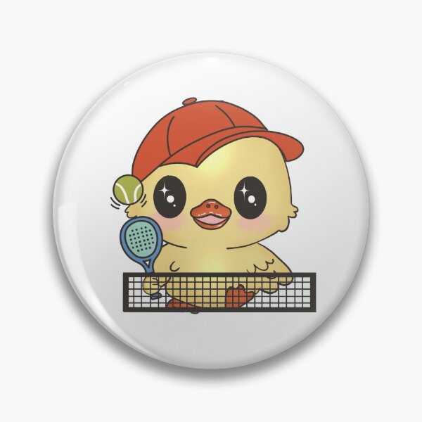 Item preview, Kawaii Padel Duck — Cute Duck Padel Player at net  Design designed and sold by AfterHoursSA.