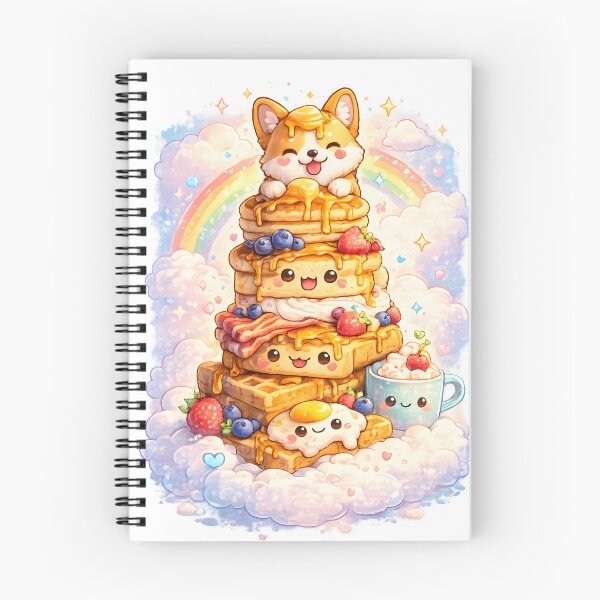 Item preview, Kawaii Corgi Pancake Paradise designed and sold by meshhead.