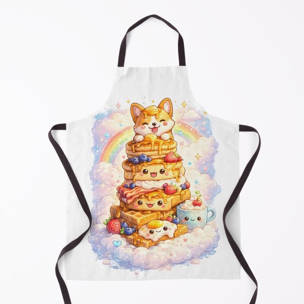 Item preview, Kawaii Corgi Pancake Paradise designed and sold by meshhead.
