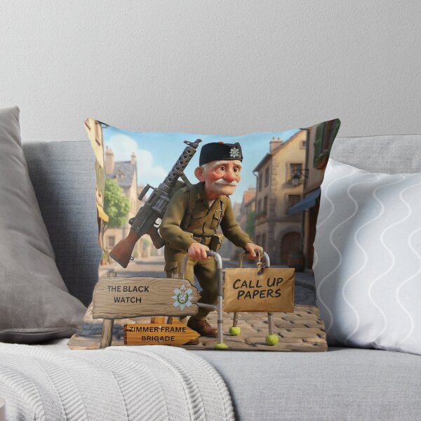 Item preview, The Black Watch call up zimmer frame brigade designed and sold by Bootneckstore.