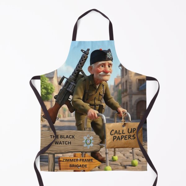 Item preview, The Black Watch call up zimmer frame brigade designed and sold by Bootneckstore.