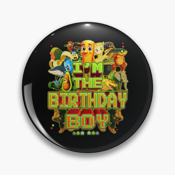 Item preview, Birthday Boy Brainrot Party Poster Design Today Graphic designed and sold by PedrroDejesus.
