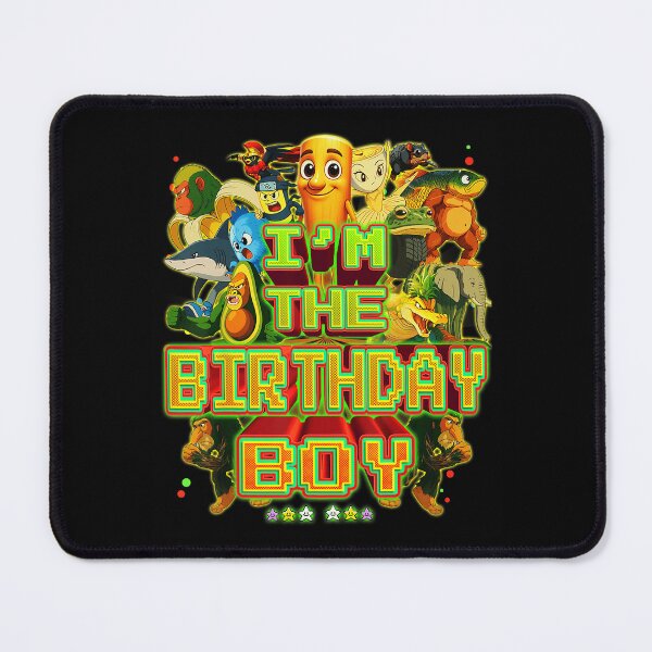 Item preview, Birthday Boy Brainrot Party Poster Design Today Graphic designed and sold by PedrroDejesus.