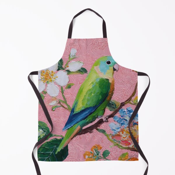 Item preview, Green love bird and cherry blosdom designed and sold by SophieClimaArt.