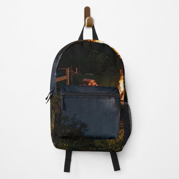 Item preview, Cozy Backyard Fire Pit Milky Way Night Sky designed and sold by novadawy.