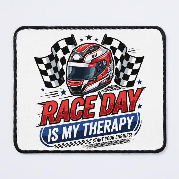 Item preview, Race Day Is My Therapy designed and sold by khalidnasr.