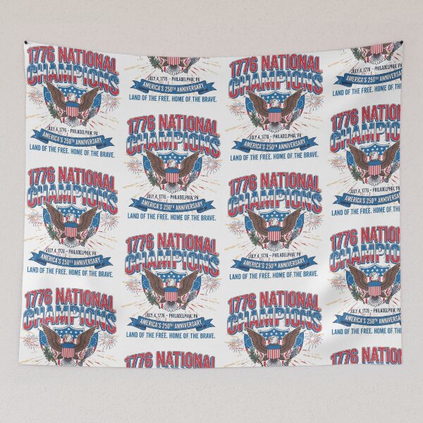 Item preview, 1776 National Champions America 250th Anniversary Patriotic Eagle designed and sold by Mind-Drift.