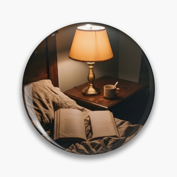 Item preview, Cozy Late Night Reading Bed Warm Lamp Aesthetic designed and sold by novadawy.