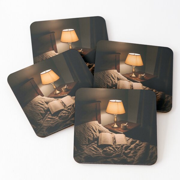 Item preview, Cozy Late Night Reading Bed Warm Lamp Aesthetic designed and sold by novadawy.