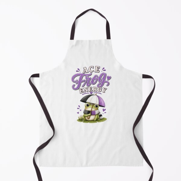 Item preview, Ace Frog Energy Cute Pride Frog designed and sold by VikArt7.