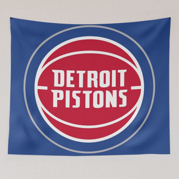 Item preview, Detroit Pistons Basketball Logo Inspired Design | Retro NBA Fan Artwork designed and sold by UI Expert.