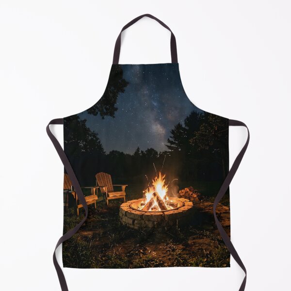 Item preview, Cozy Adirondack Chairs Fire Pit Starry Night designed and sold by novadawy.