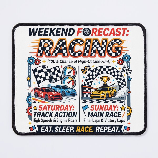 Item preview, Weekend Forecast: Racing designed and sold by khalidnasr.