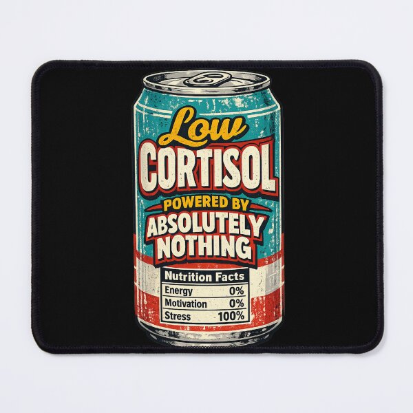 Item preview, Powered By Absolutely Nothing | Low Cortisol Meme designed and sold by HiPatti.