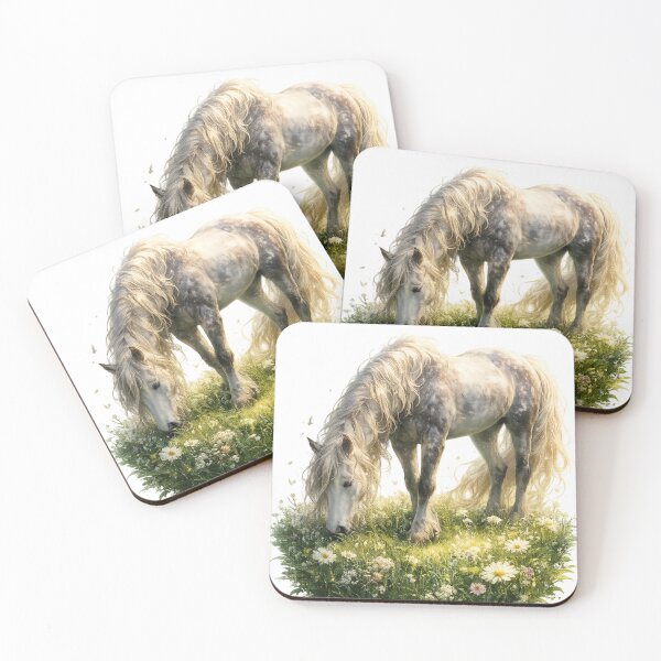 Item preview, Peaceful Meadow Horse | Nature Serenity Artwork designed and sold by Sticleg.