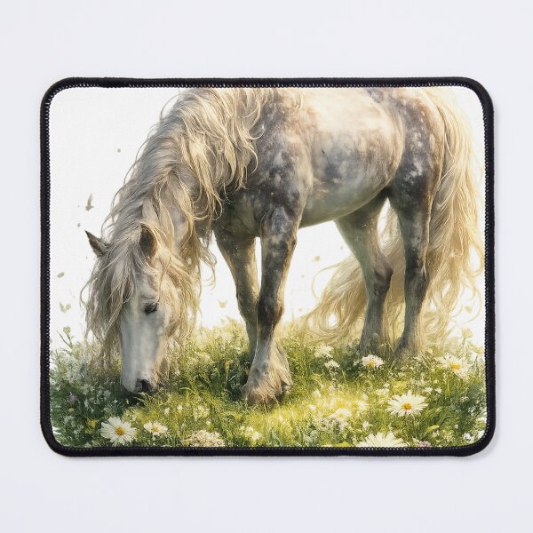 Item preview, Peaceful Meadow Horse | Nature Serenity Artwork designed and sold by Sticleg.