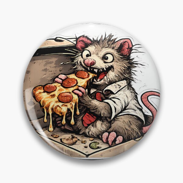 Item preview, Pizza Is My Therapy Another Slice Another Crisis Funny Pizza Rat designed and sold by DryHumorPrints.