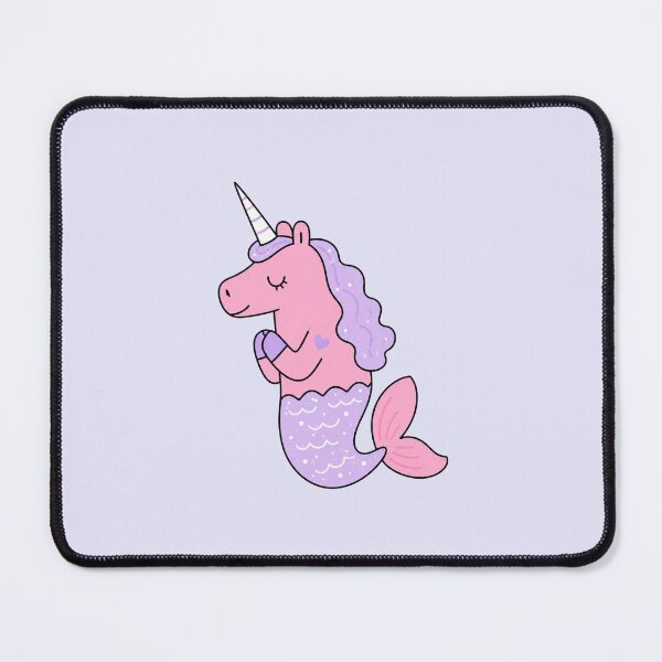 Item preview, Cute Mermicorn Pink Unicorn Mermaid Pastel Illustration designed and sold by bosamji.