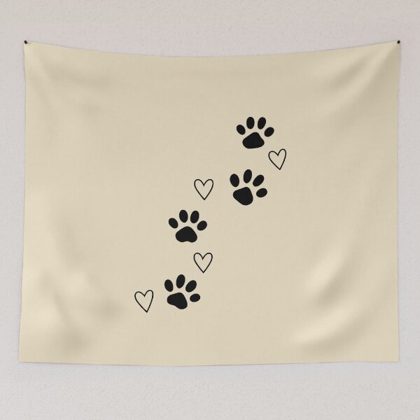 Item preview, Pet Paw Prints Hearts designed and sold by Corvoria.