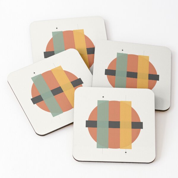 Item preview, Abstract Bauhaus Gemini Twins Mid Century Modern Zodiac designed and sold by Novastitchshop.