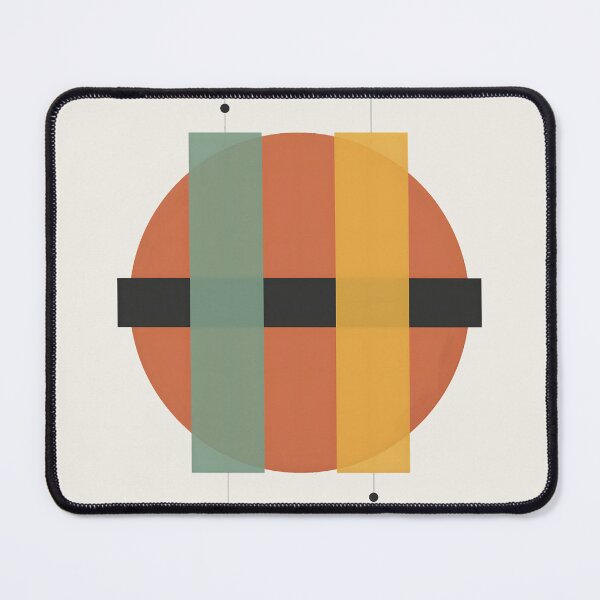 Item preview, Abstract Bauhaus Gemini Twins Mid Century Modern Zodiac designed and sold by Novastitchshop.