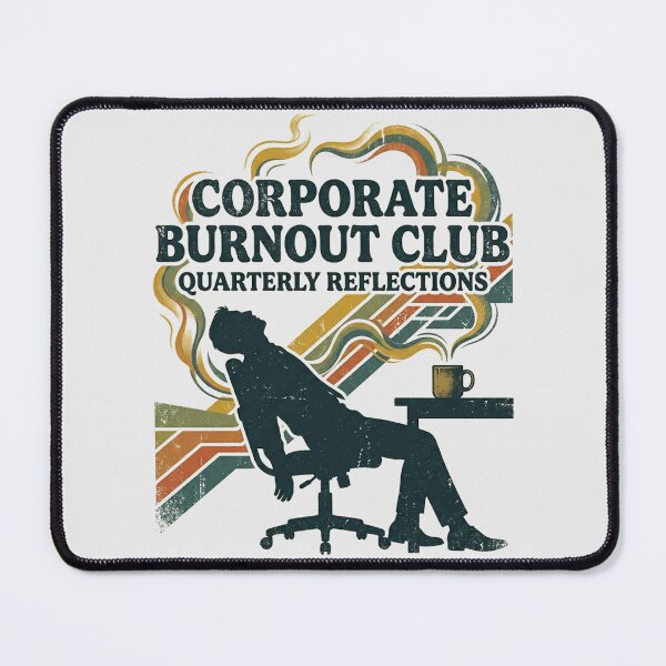 Item preview, Corporate Burnout Club Quarterly Reflections Office Humor designed and sold by Majnon8bp.