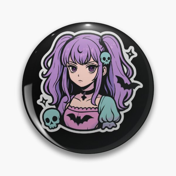 Item preview,  manga kawaii pastel goth girl designed and sold by ELdante.