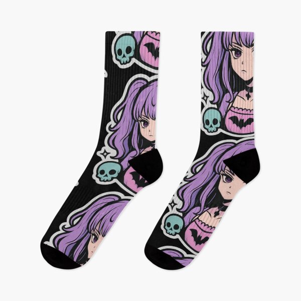 Item preview,  manga kawaii pastel goth girl designed and sold by ELdante.