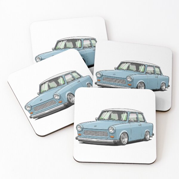 Item preview, Classic Trabant 601 Lowered – Vintage East German Car Retro Automotive Design designed and sold by ArcticFoxStudio.