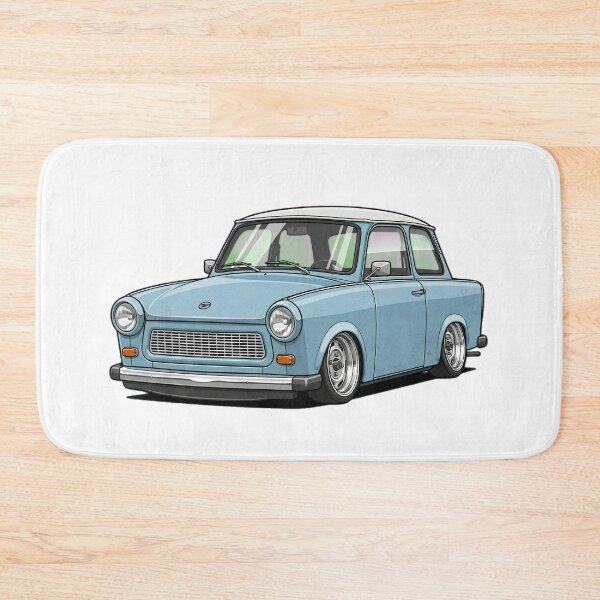 Item preview, Classic Trabant 601 Lowered – Vintage East German Car Retro Automotive Design designed and sold by ArcticFoxStudio.