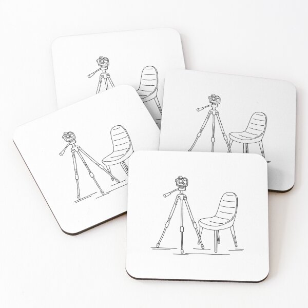 Item preview, Camera Tripod Propped Against Chair designed and sold by rasagamastore.