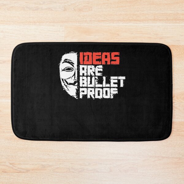 Item preview, Ideas Are Bulletproof Anonymous Mask Freedom Of Thought designed and sold by Mind-Drift.