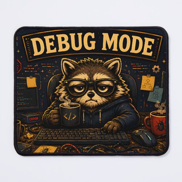 Item preview, It Works On My Machine Programmer Raccoon designed and sold by Omni Craft .