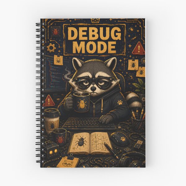 Item preview, It Works On My Machine Programmer Raccoon designed and sold by Omni Craft .