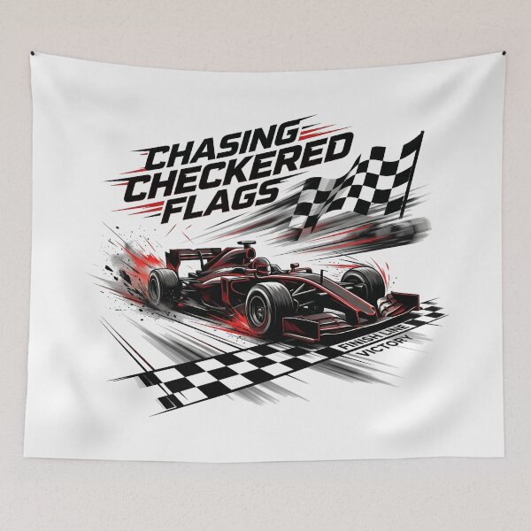 Item preview, Chasing Checkered Flags designed and sold by khalidnasr.