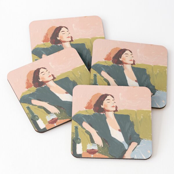 Item preview, Woman with wine designed and sold by Studio Remier.