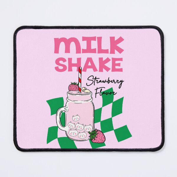 Item preview, Cute Strawberry Milkshake Kawaii Aesthetic Retro Design designed and sold by Soft Glow.