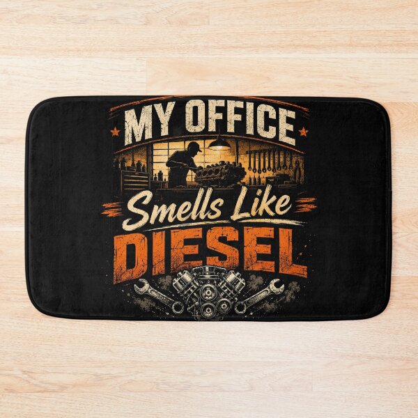 Item preview, My Office Smells Like Diesel Mechanic Shirt Tee designed and sold by Serigraphy.