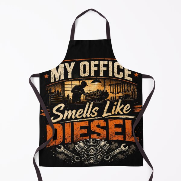 Item preview, My Office Smells Like Diesel Mechanic Shirt Tee designed and sold by Serigraphy.