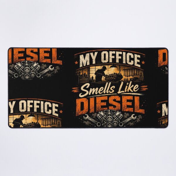 Item preview, My Office Smells Like Diesel Mechanic Shirt Tee designed and sold by Serigraphy.